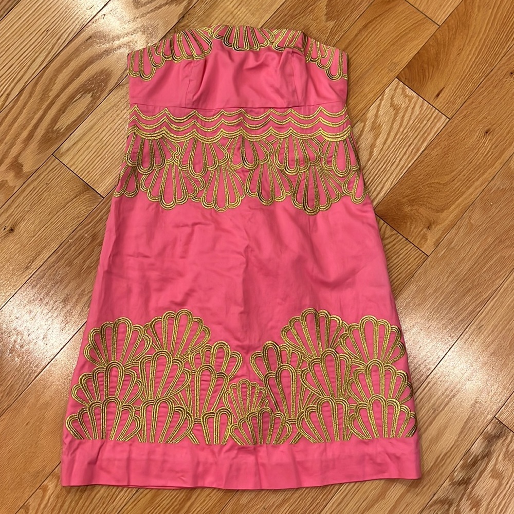 Lilly Pulitzer strapless dress